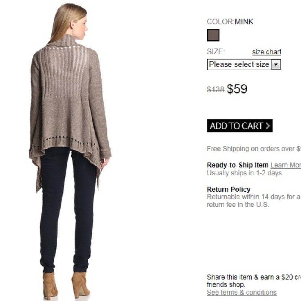 Heartloom Cindy Sweatier S